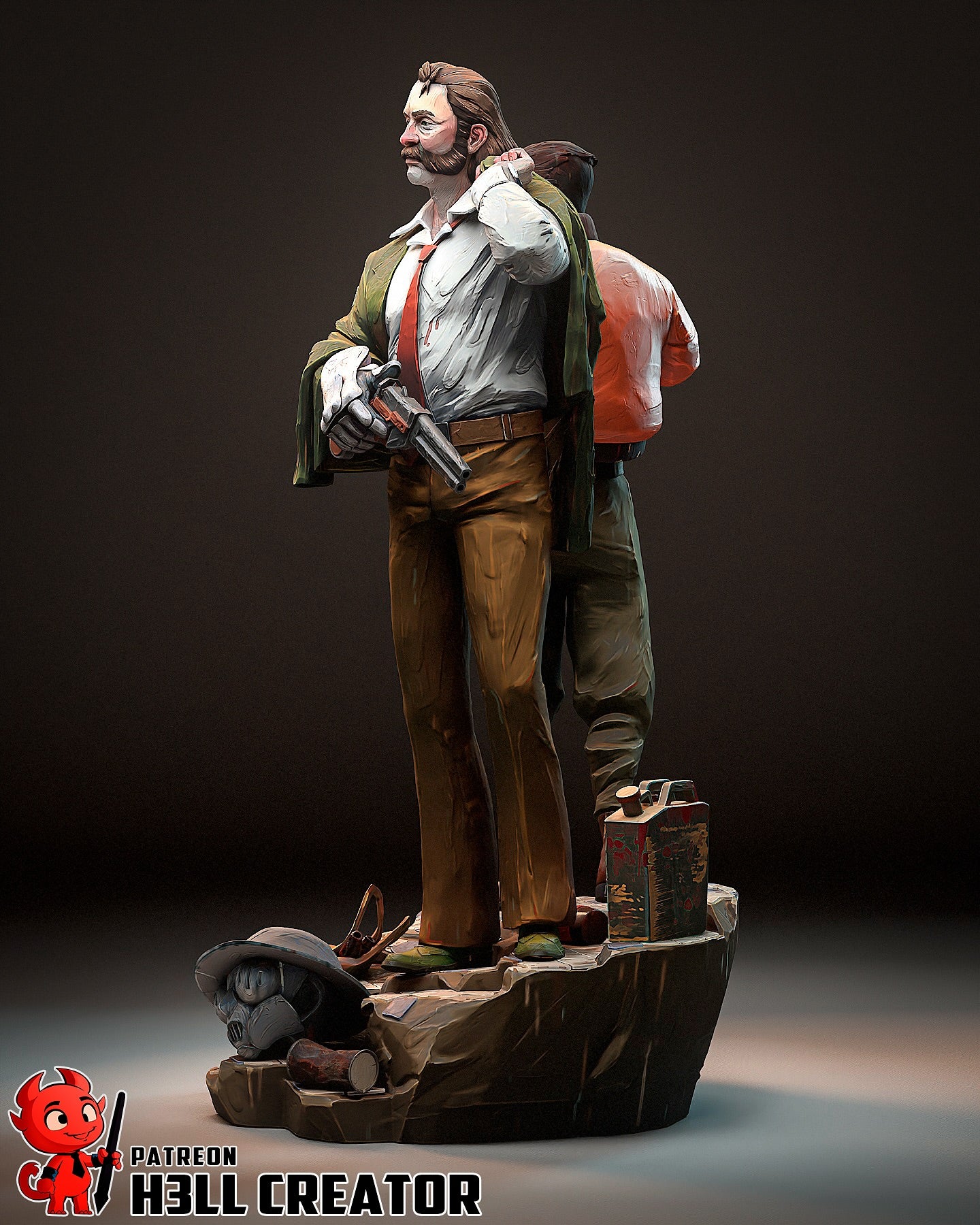 Harry & Kim Statue