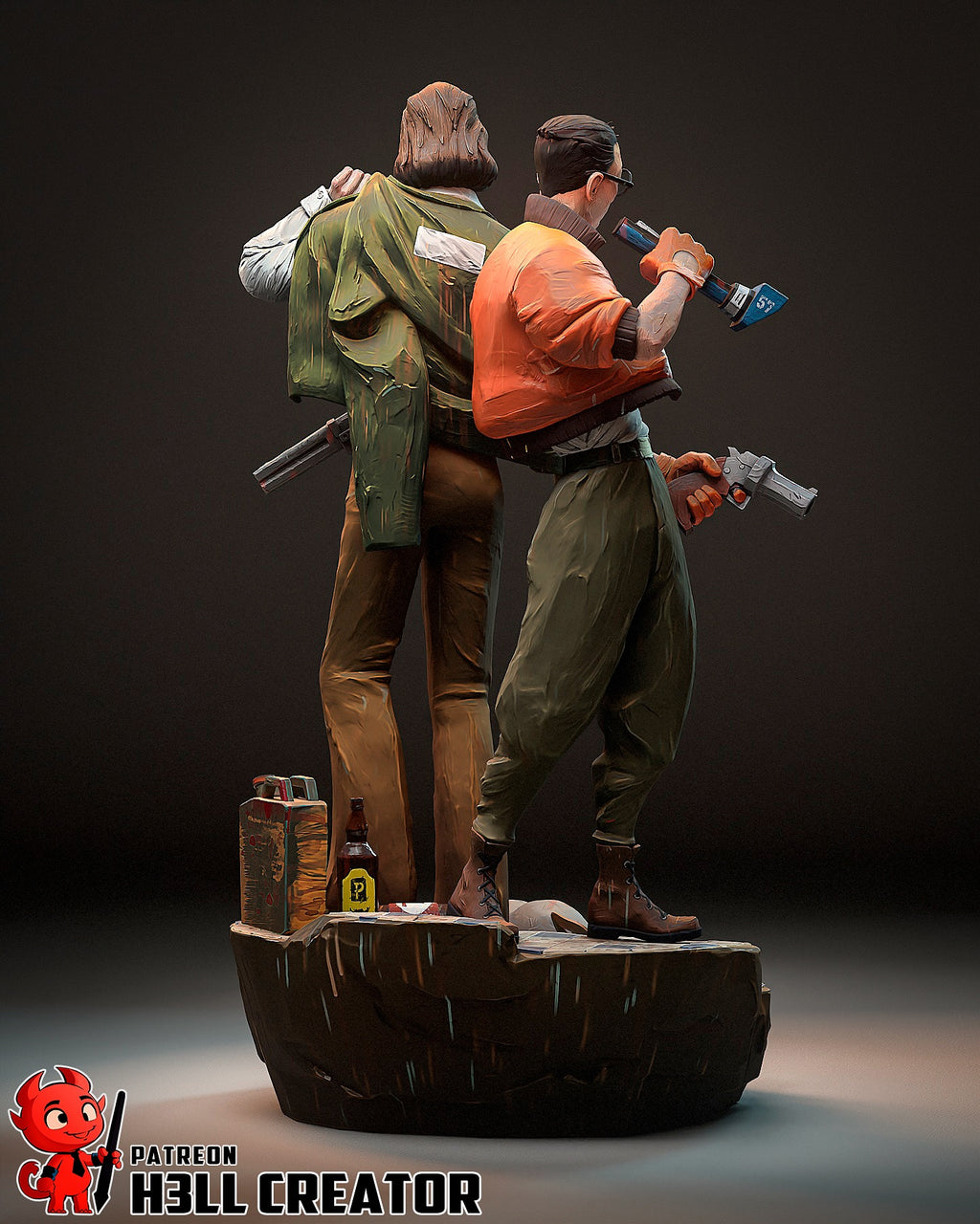 Harry & Kim Statue