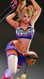 Sugarblade Cheerleader Statue