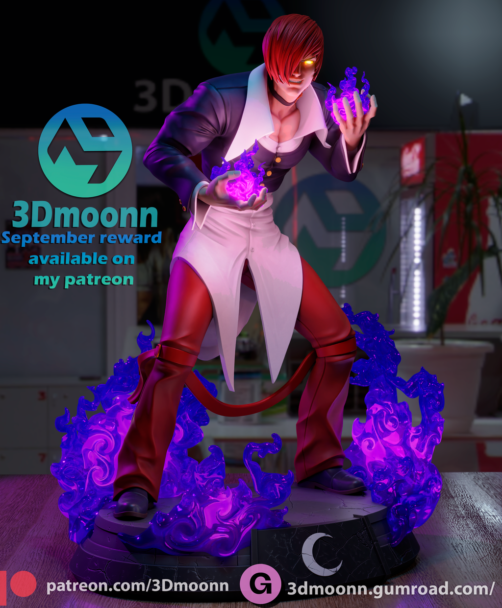 Iori Yagami Statue