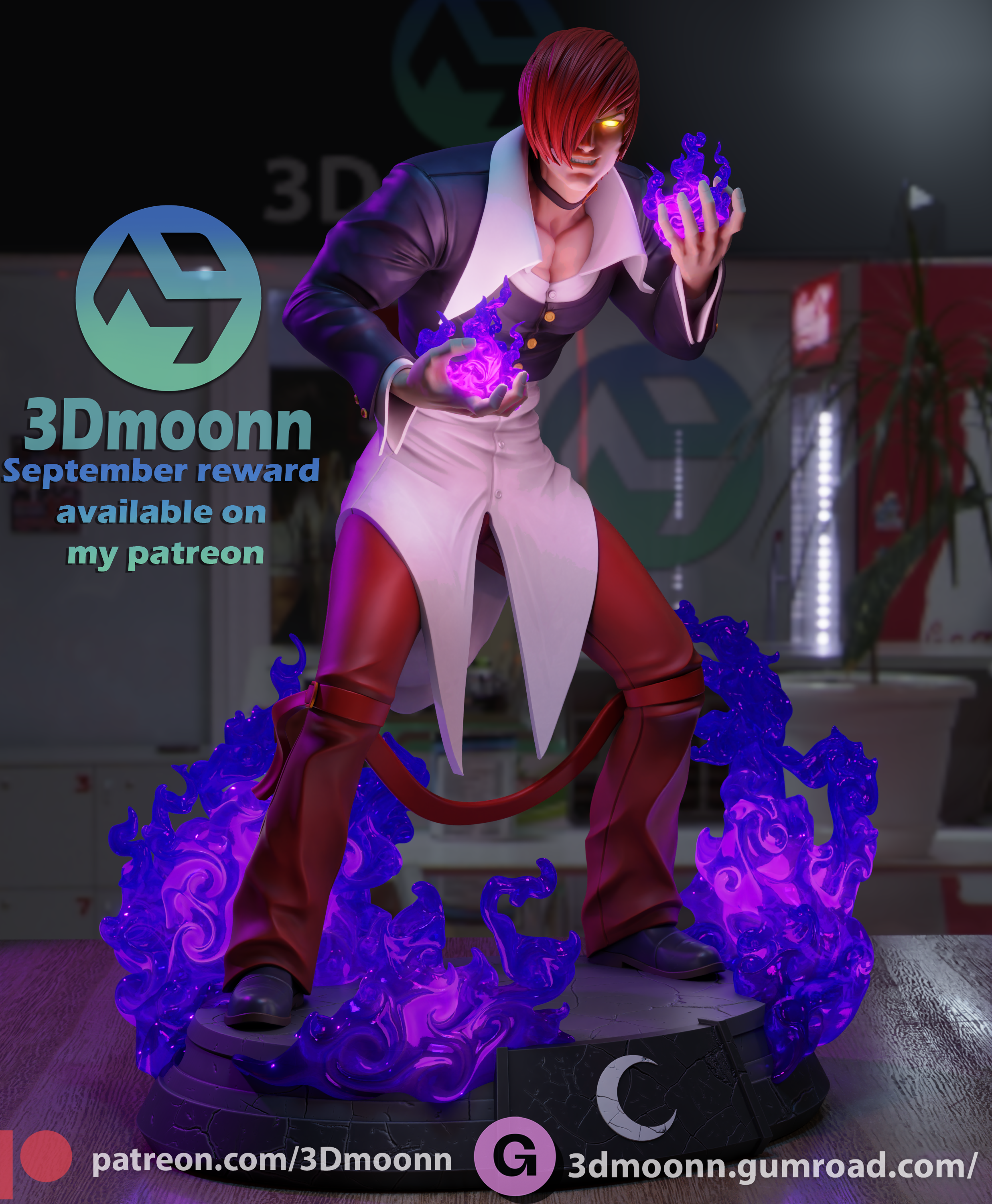 Iori Yagami Statue