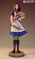 Wonderland Asylum Statue