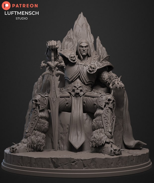 The Frozen King Statue