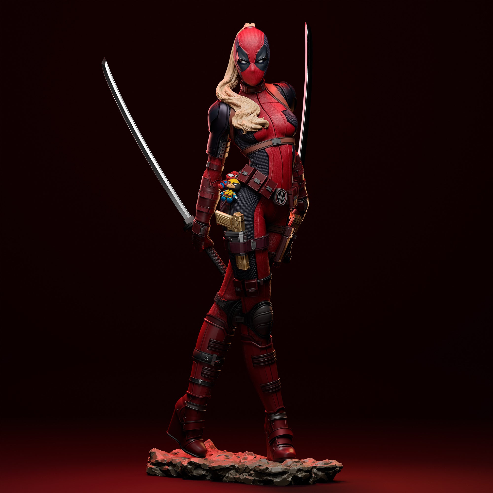 The Mercenary Heroine Statue