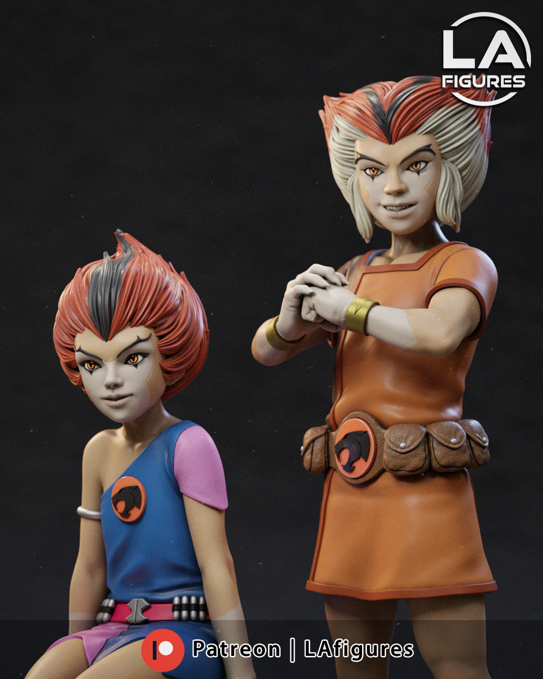 WilyKit & WilyKat Statue