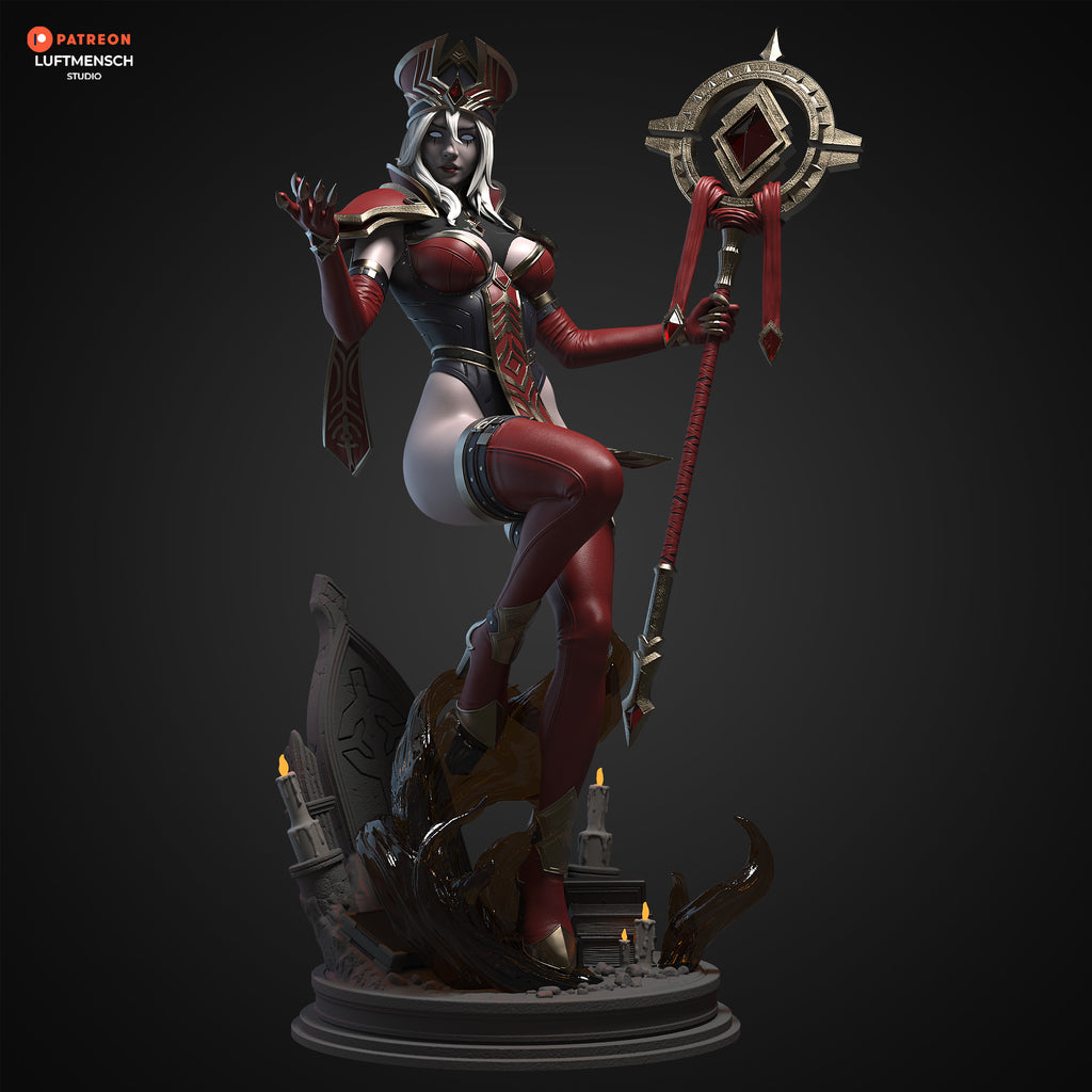 The Scarlet Inquisitor Statue