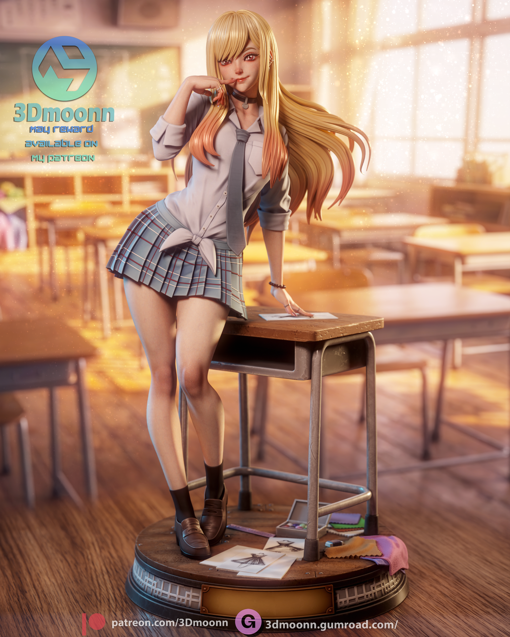 The Cosplay Darling Statue