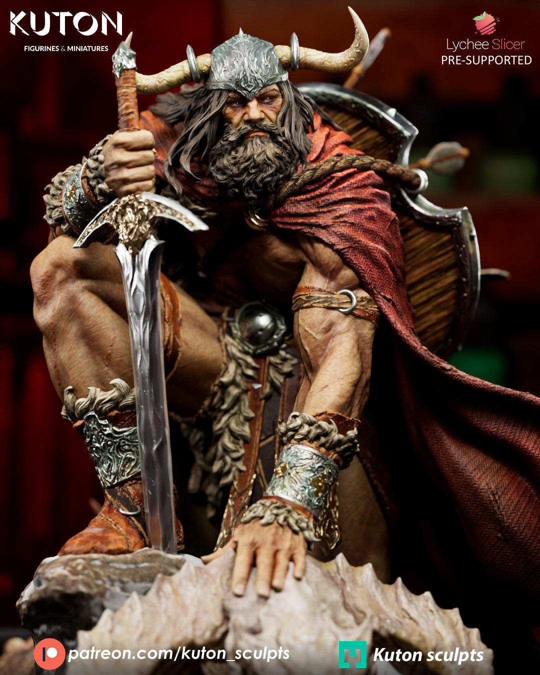 Draven King Statue