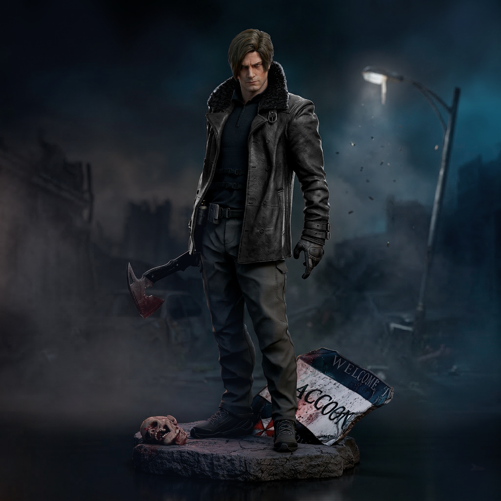 Survival Horror Agent Statue