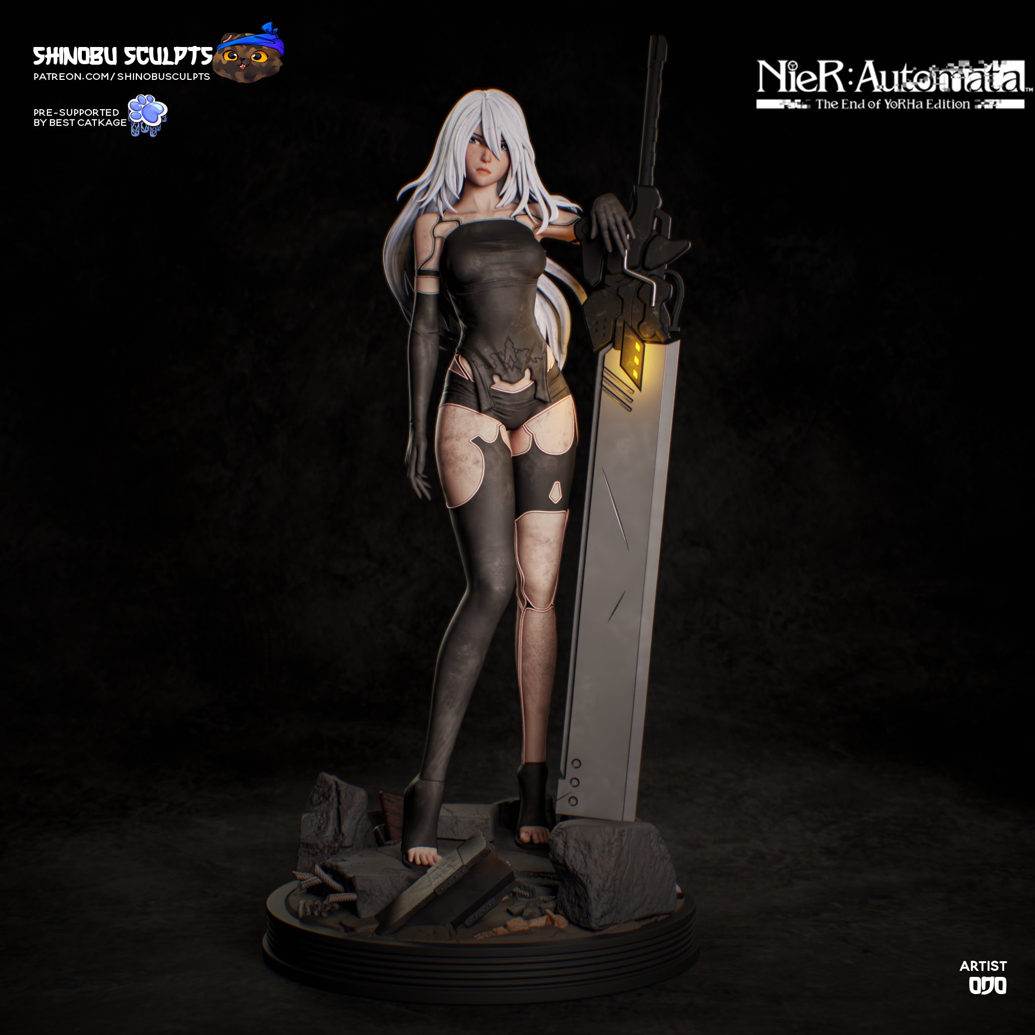 Battle Android Statue
