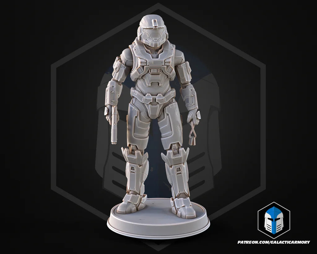 Noble Spartan Soldier Figure