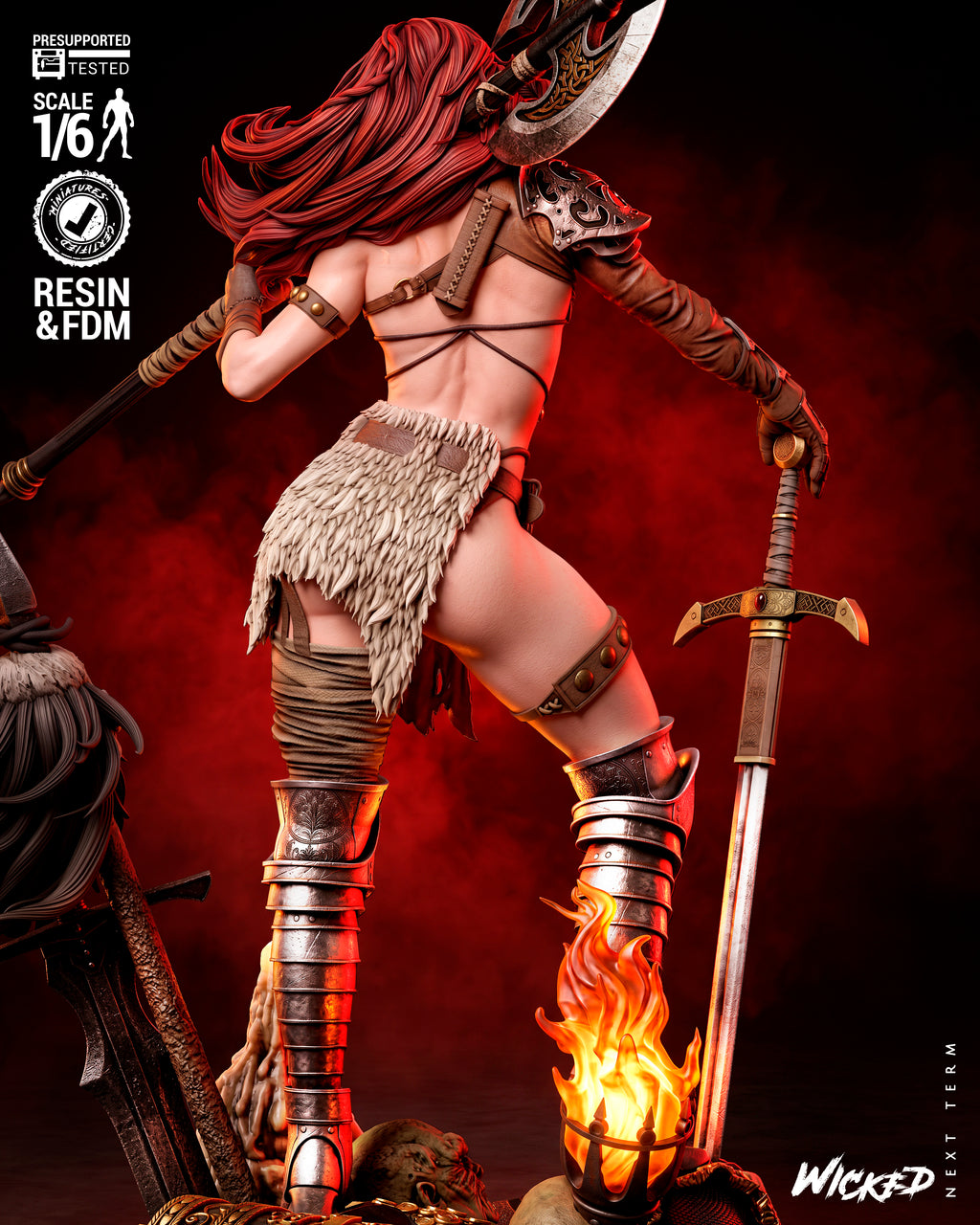 The Hyborian Flame Statue