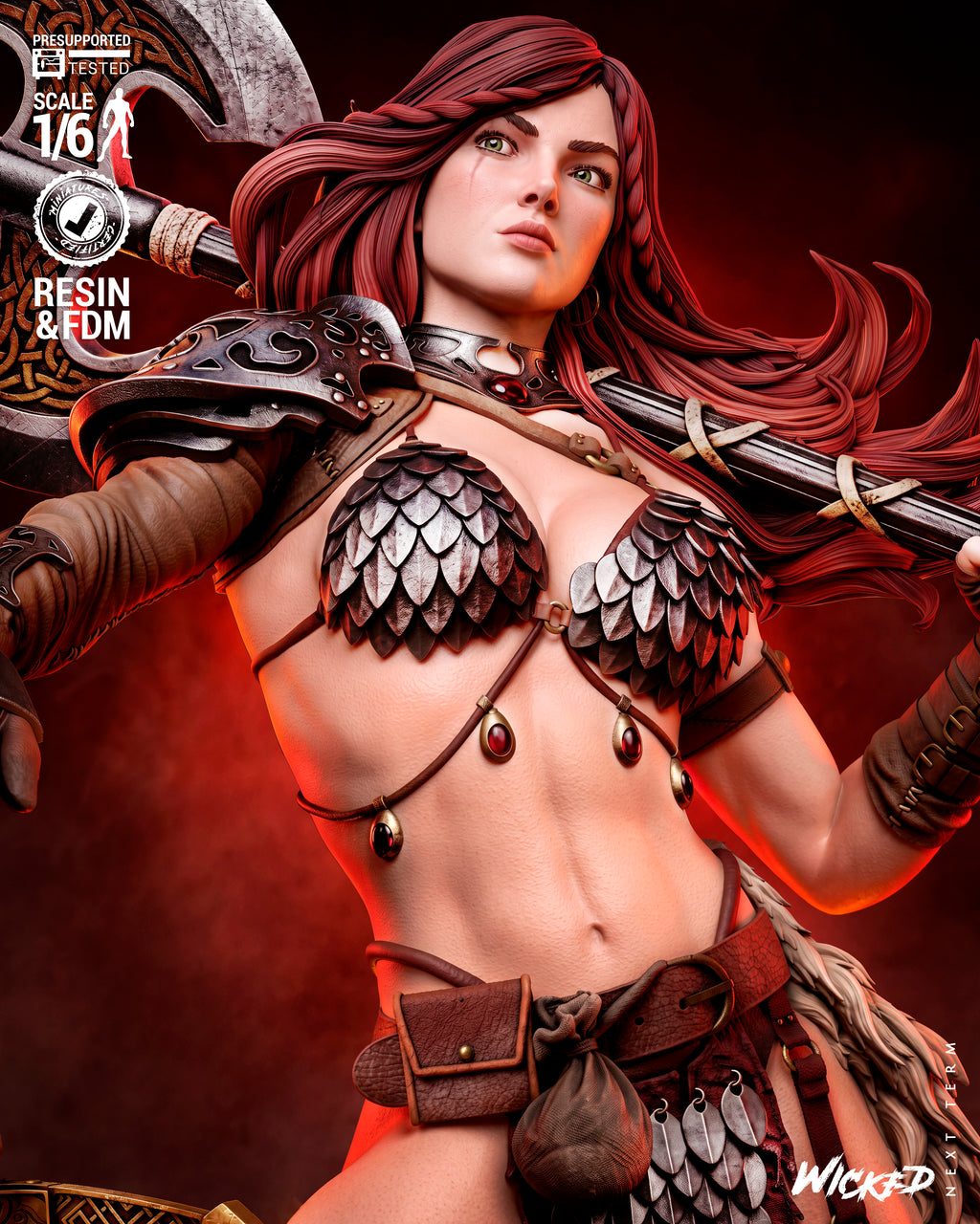 The Hyborian Flame Statue