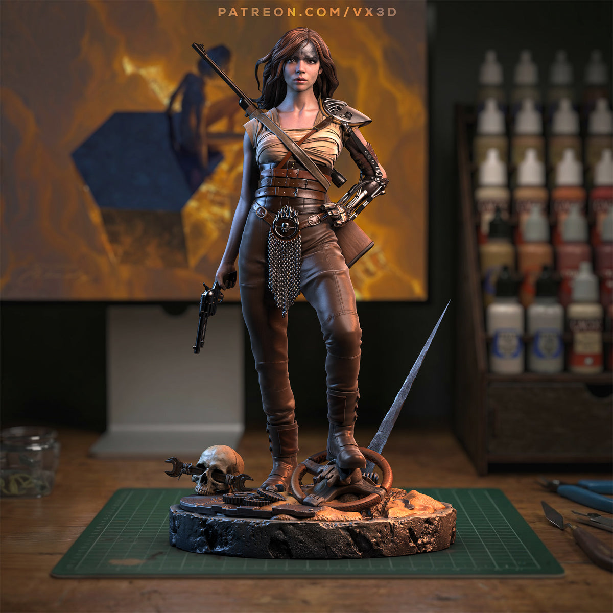 War Rig Imperator Statue