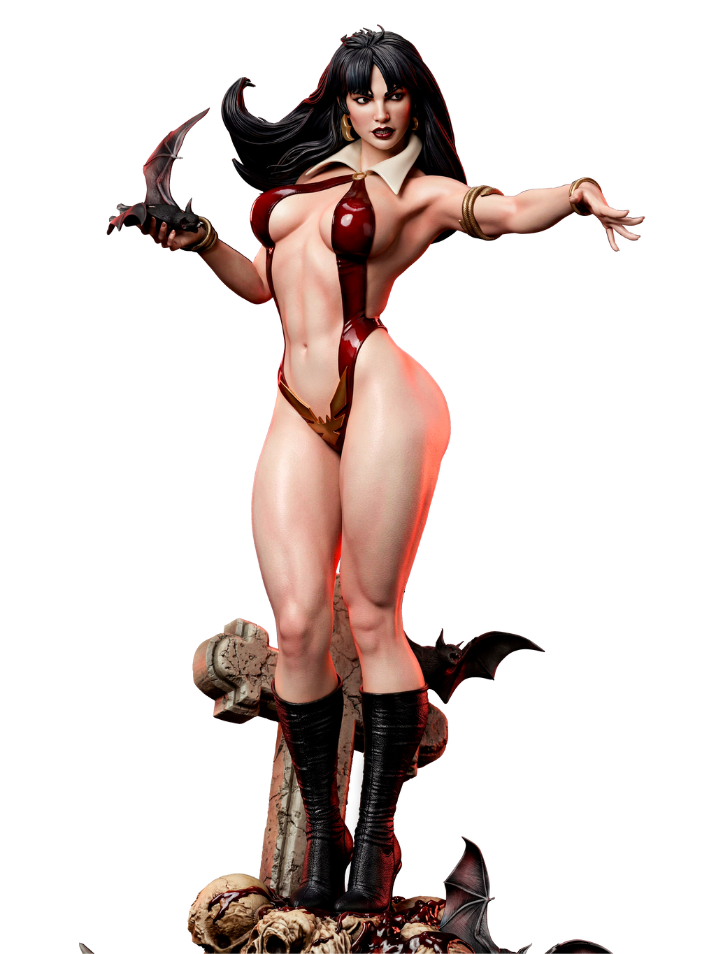 Scarlet Vampiress Statue