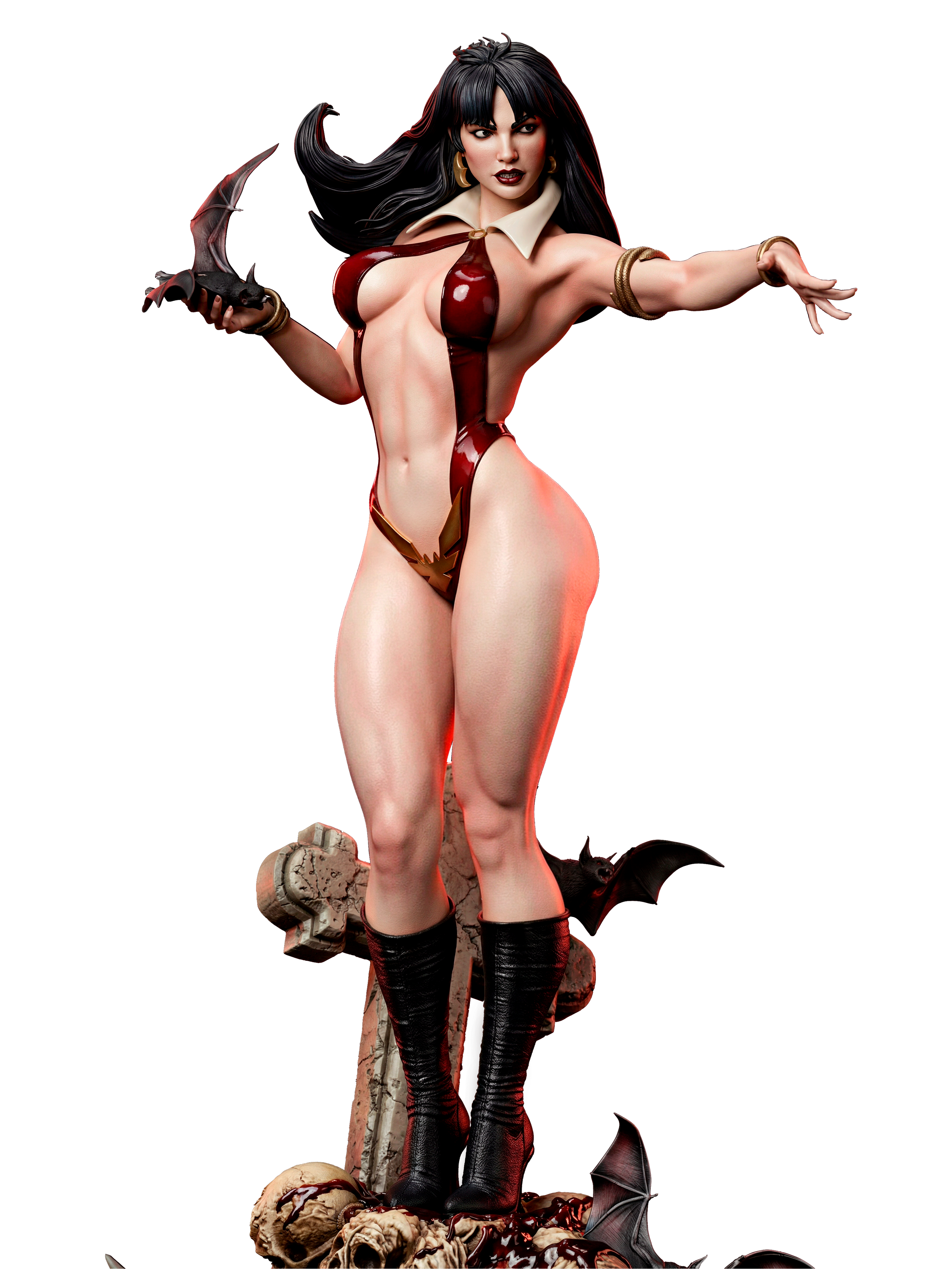 Scarlet Vampiress Statue