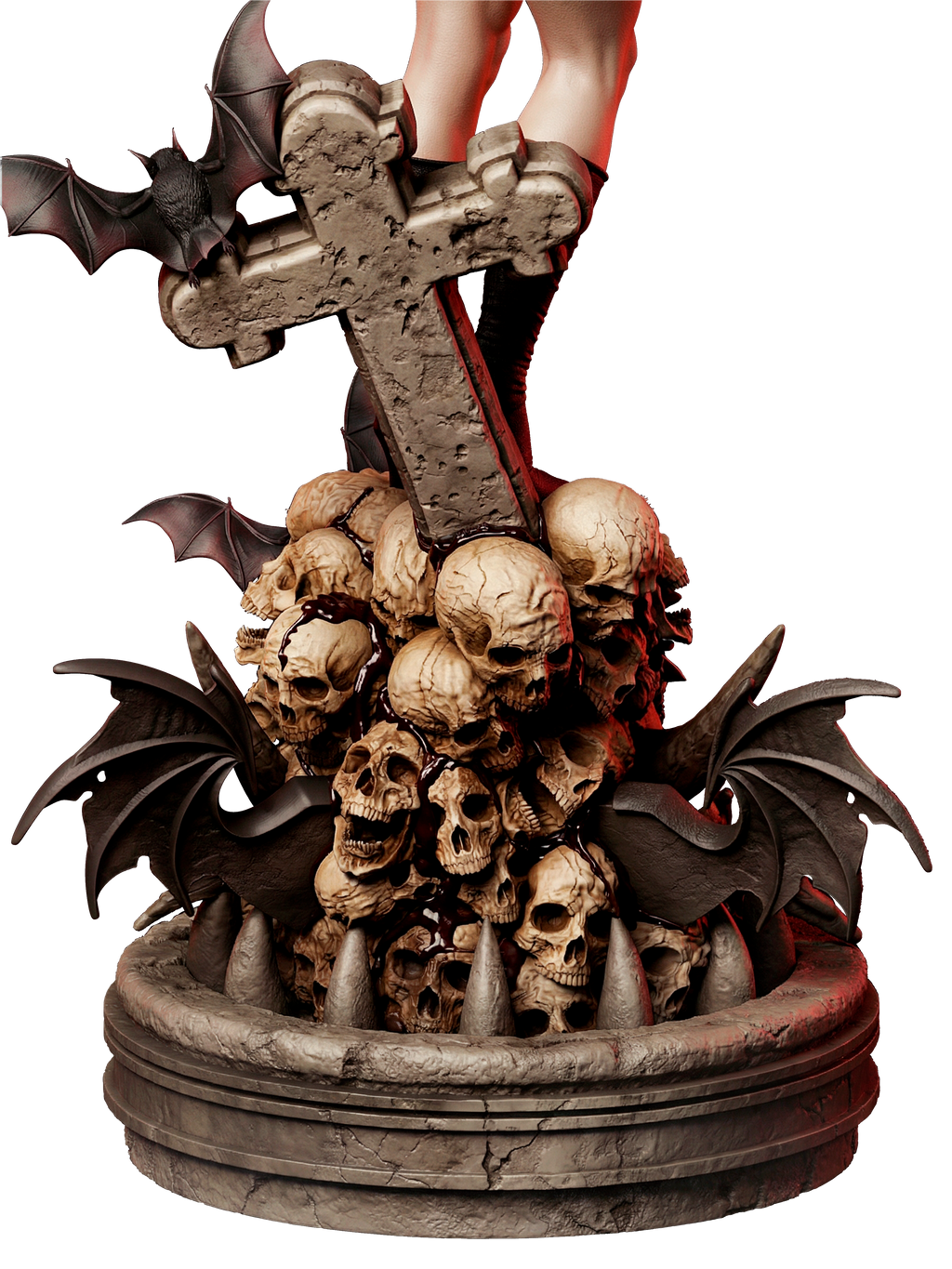 Scarlet Vampiress Statue