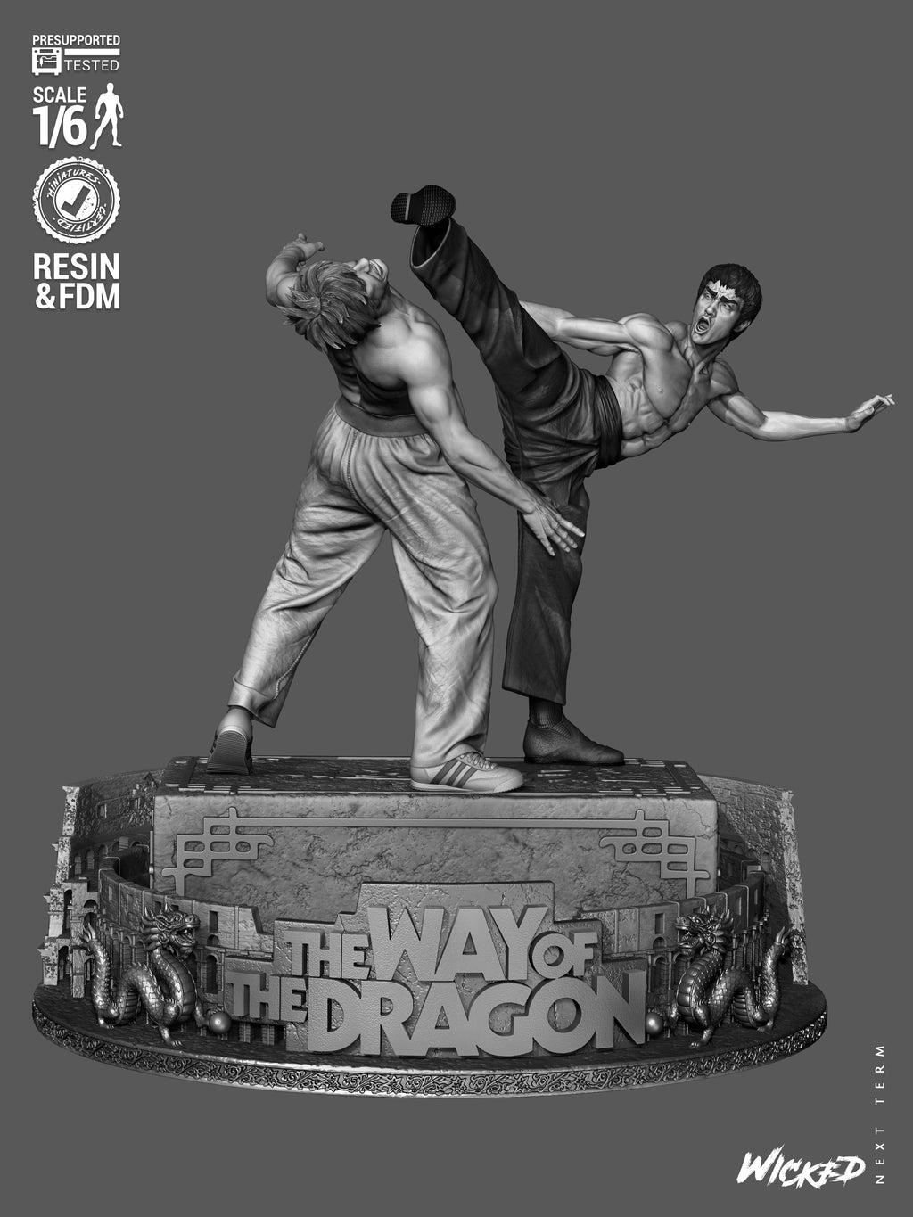The Dragon Showdown Diorama