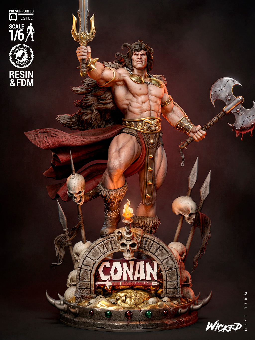 Conan The Barbarian Statue