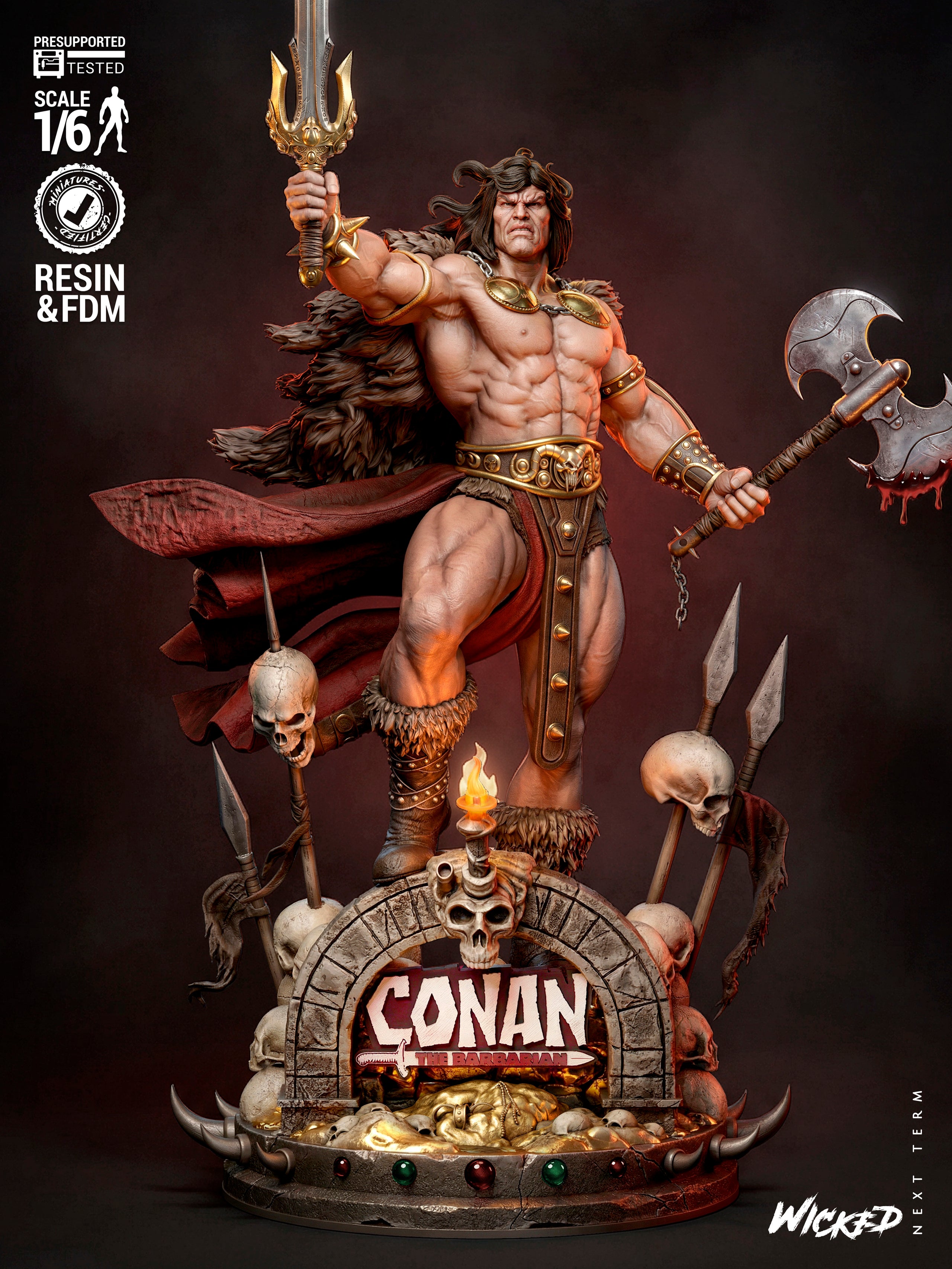 Conan The Barbarian Statue
