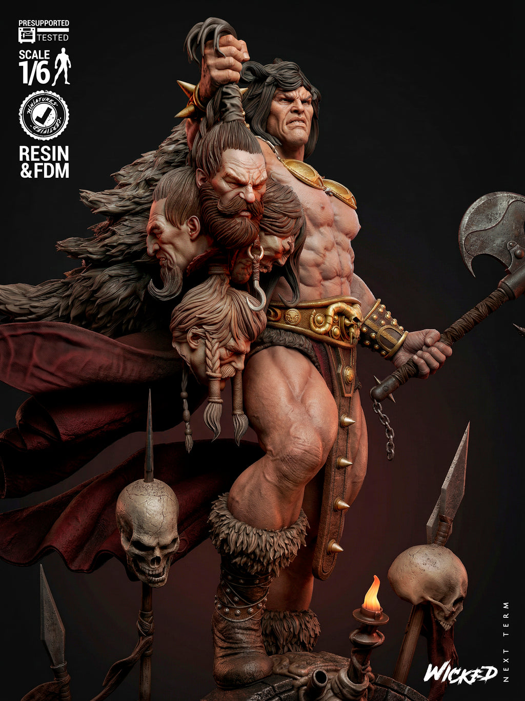 Conan The Barbarian Statue