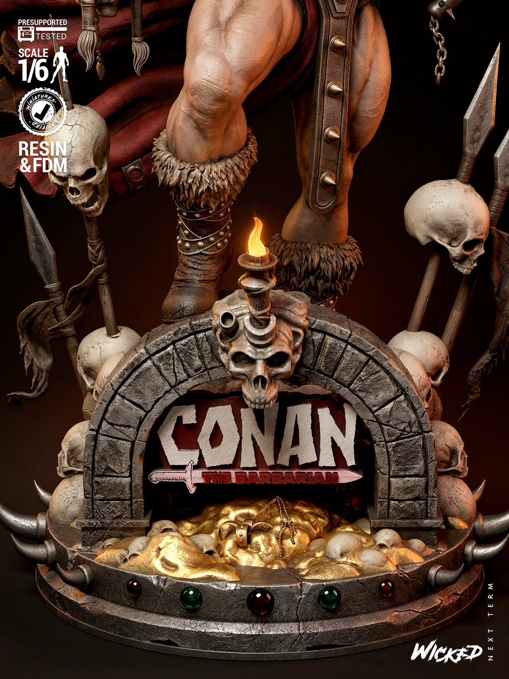 Conan The Barbarian Statue