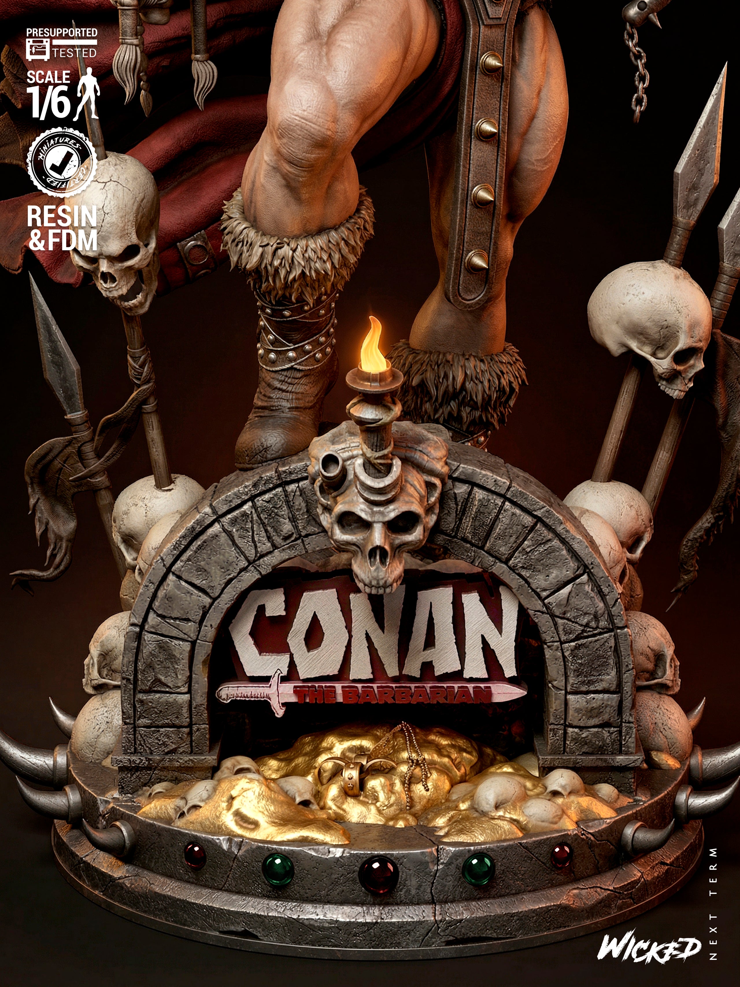Conan The Barbarian Statue