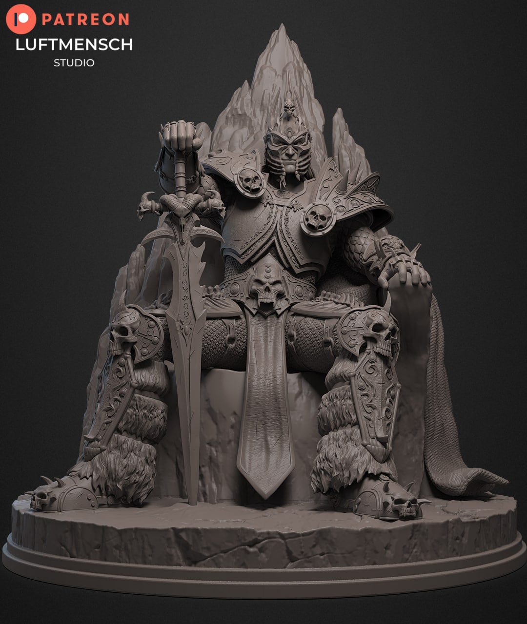 The Frozen King Statue