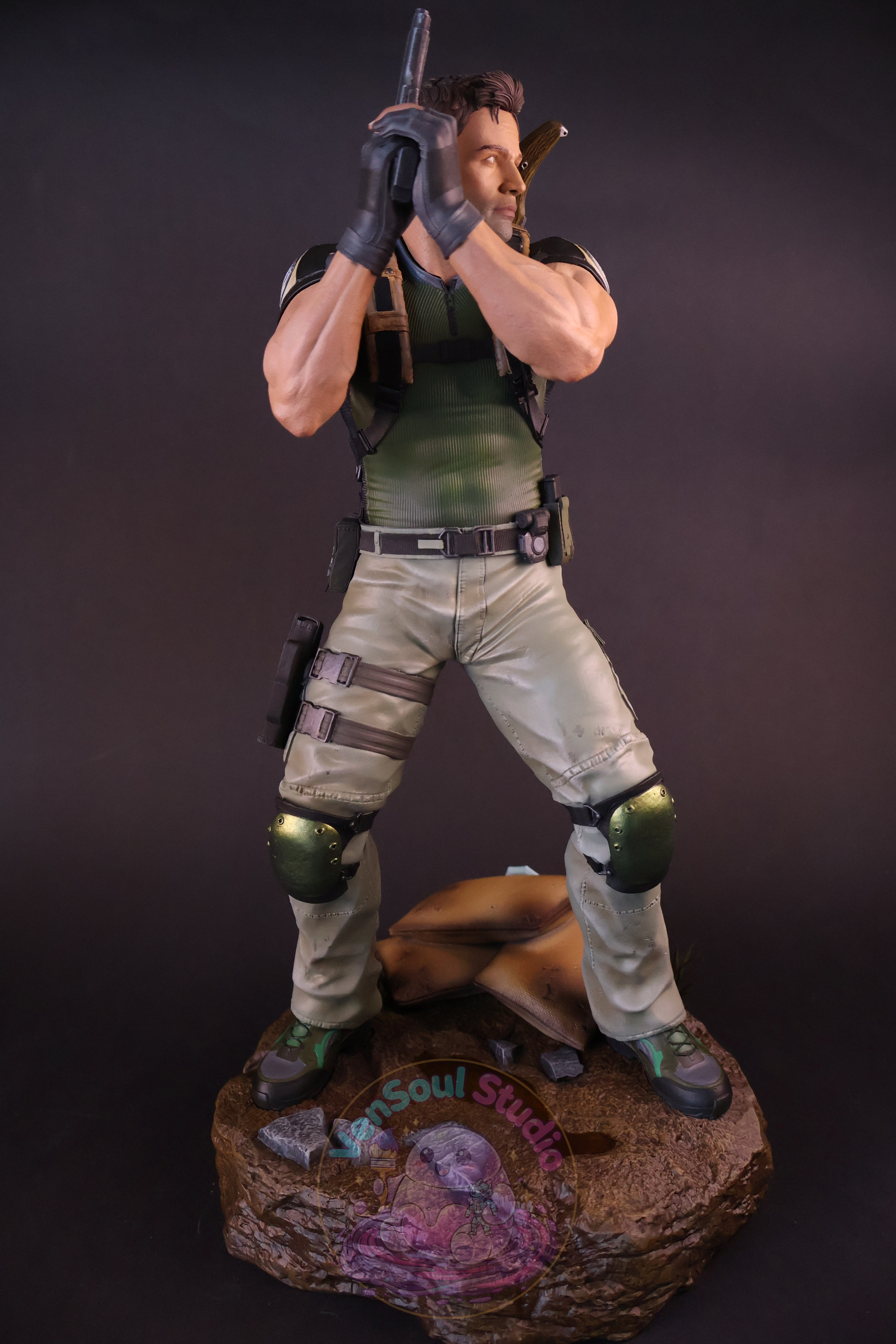 Chris Redfield Statue