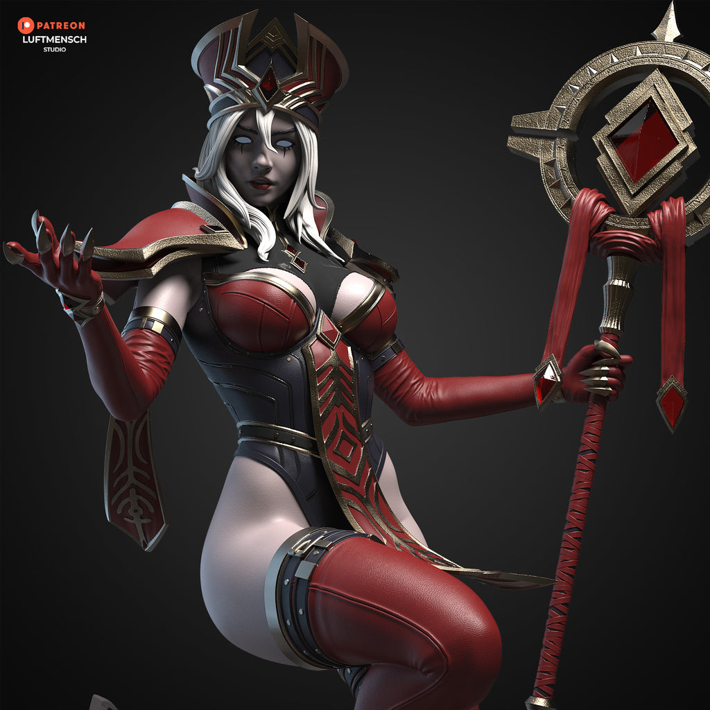 The Scarlet Inquisitor Statue