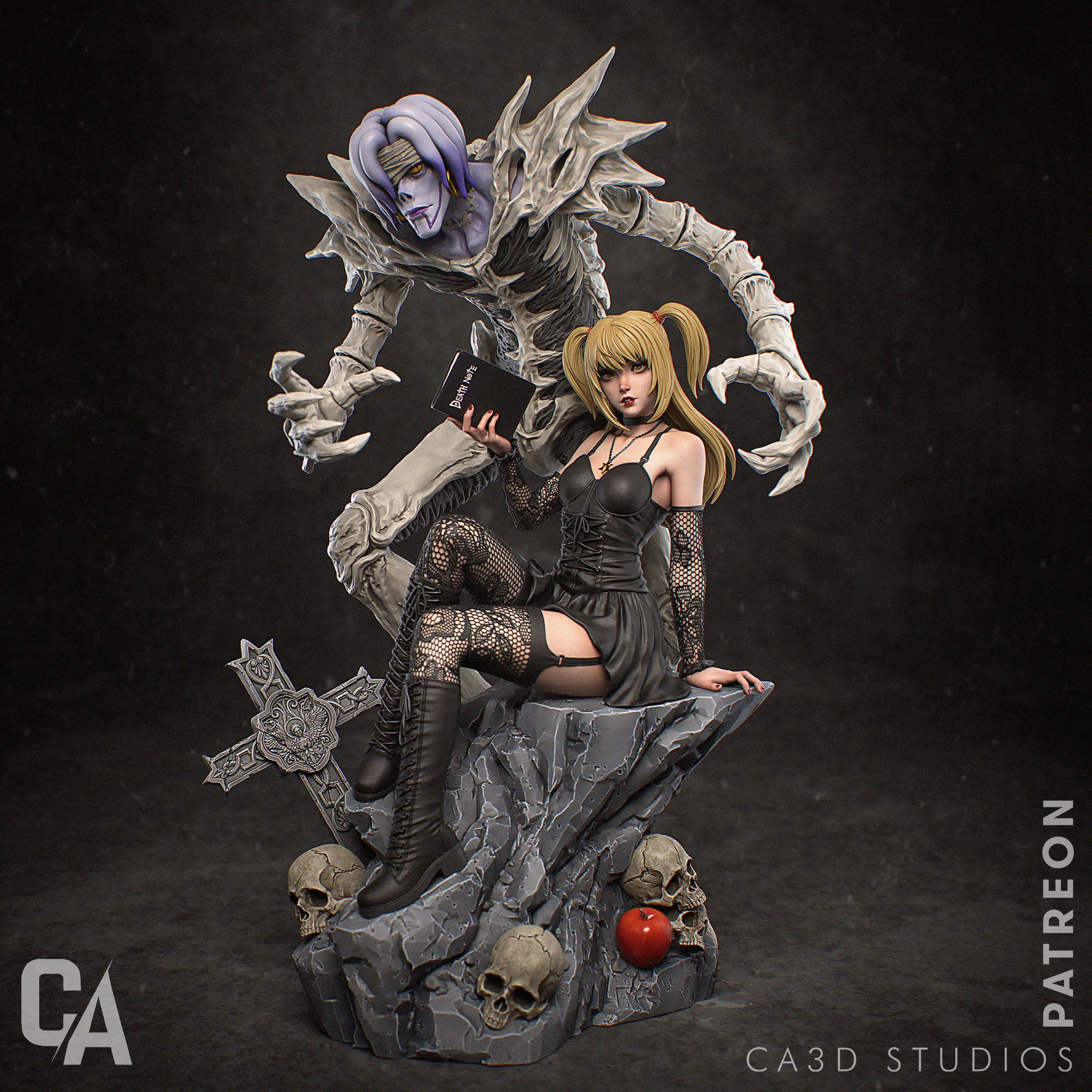 Gothic Death Pact Statue