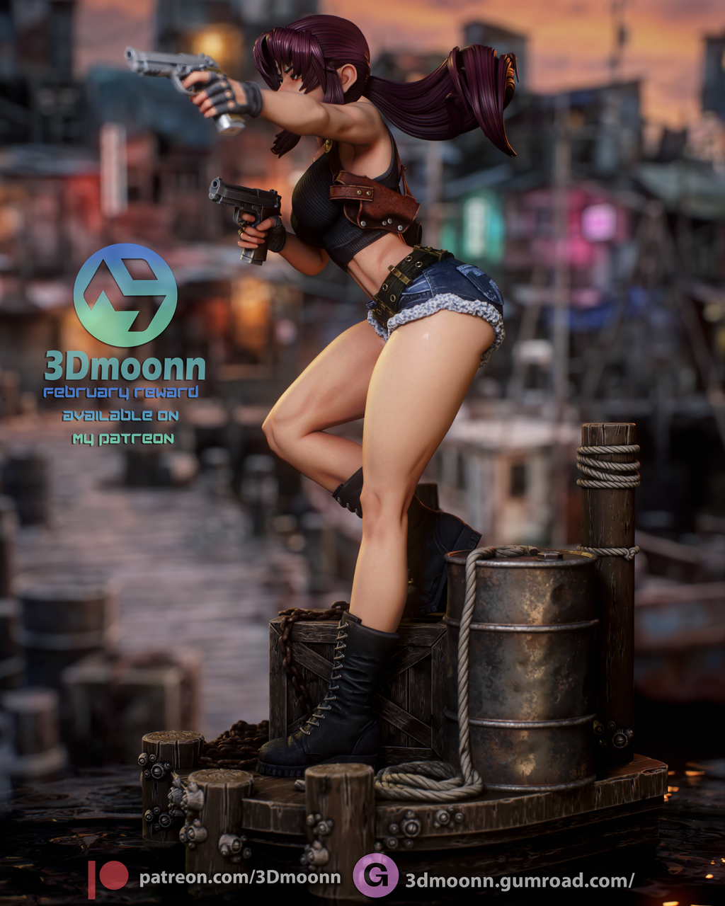 The Two-Handed Outlaw Statue