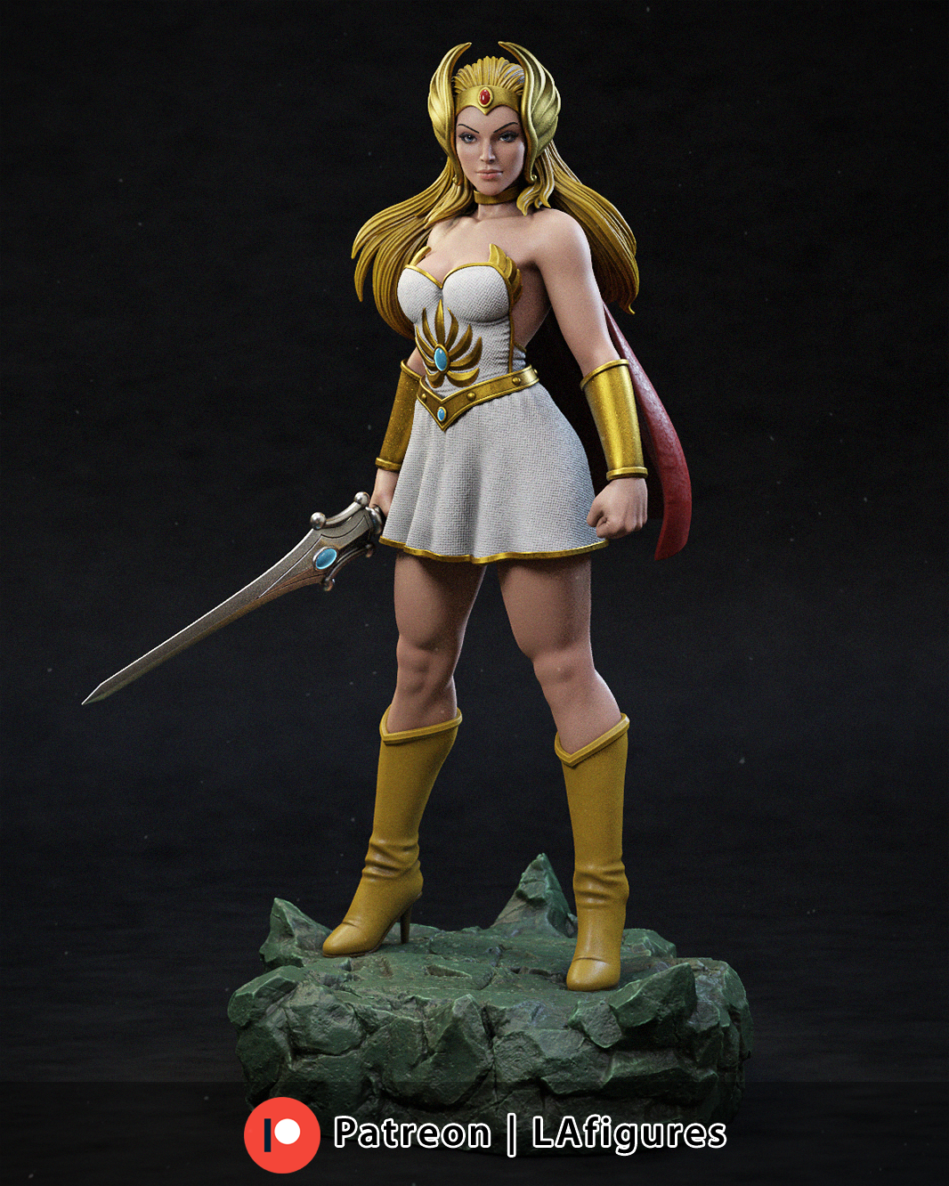 Heroic Princess Statue