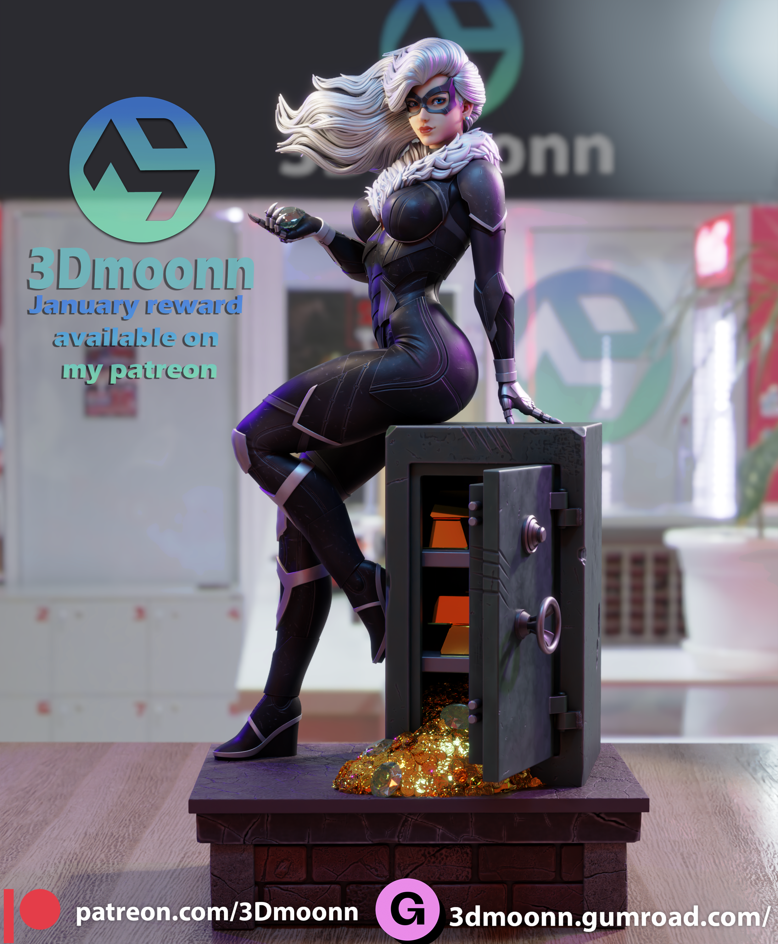 Jewel Thief Statue