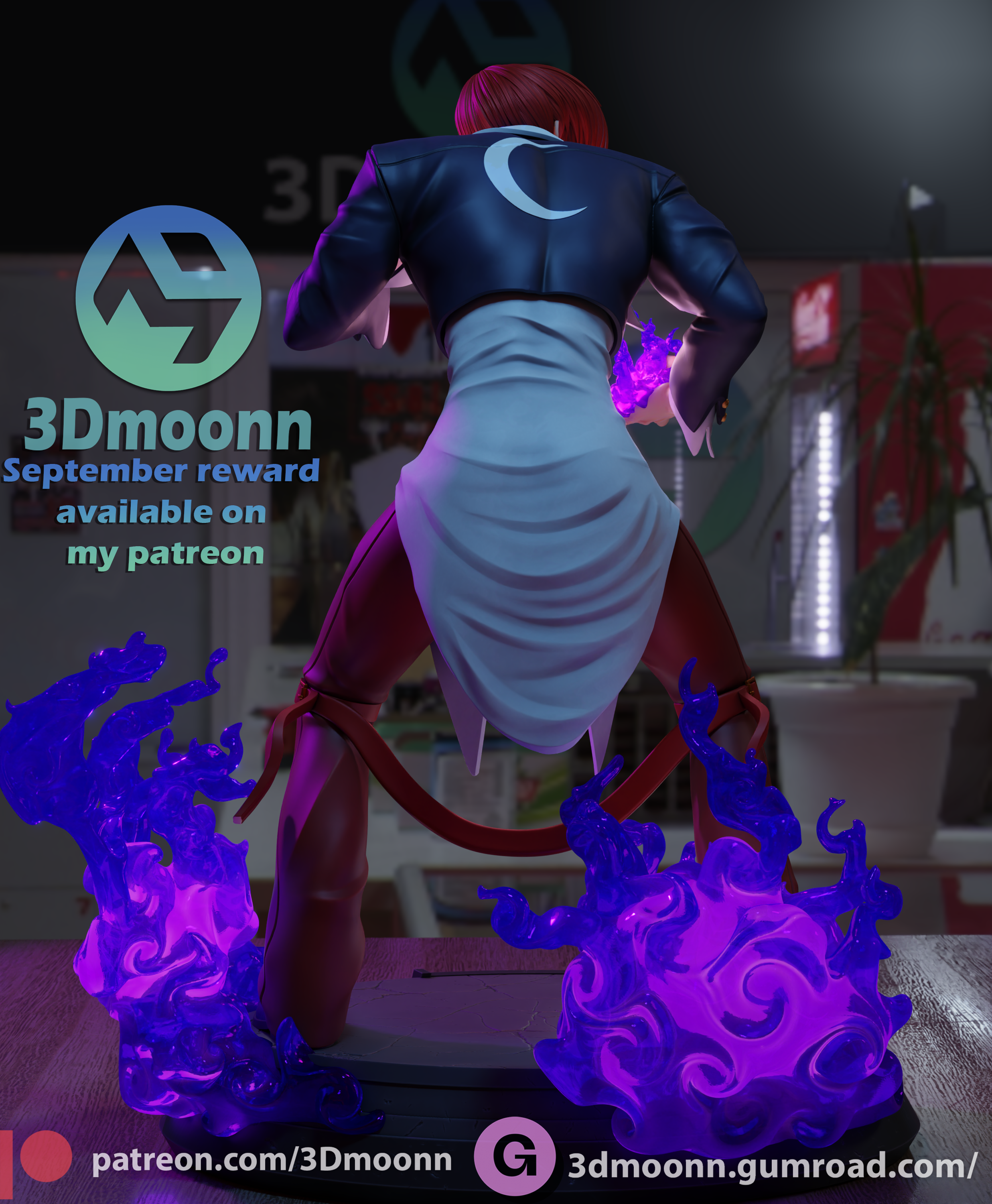 Iori Yagami Statue