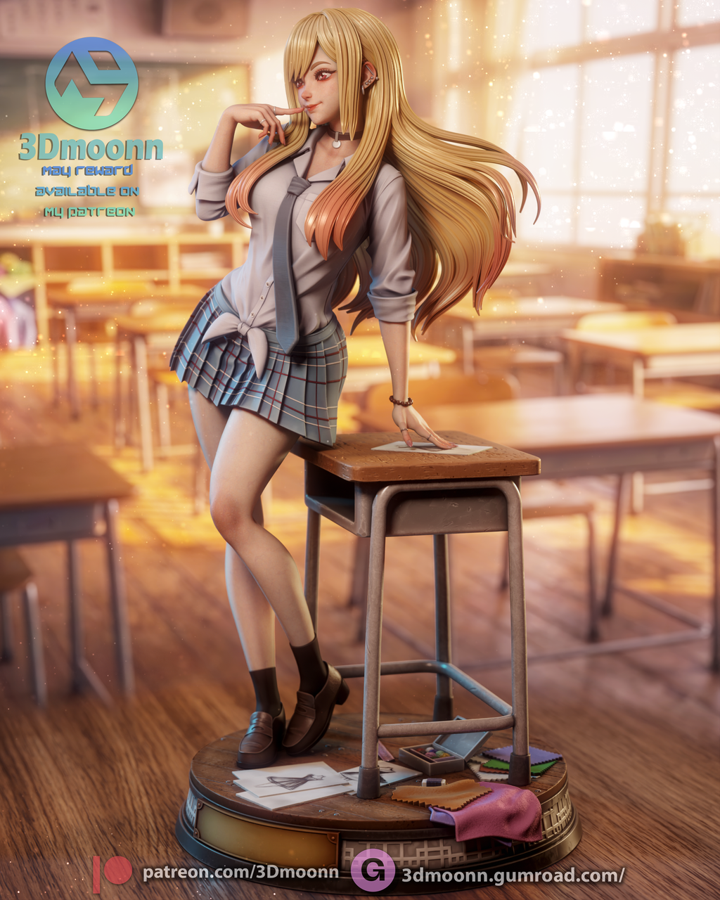 The Cosplay Darling Statue