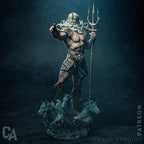Poseidon Sea God Statue