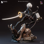 Gothic Android Warrior Statue