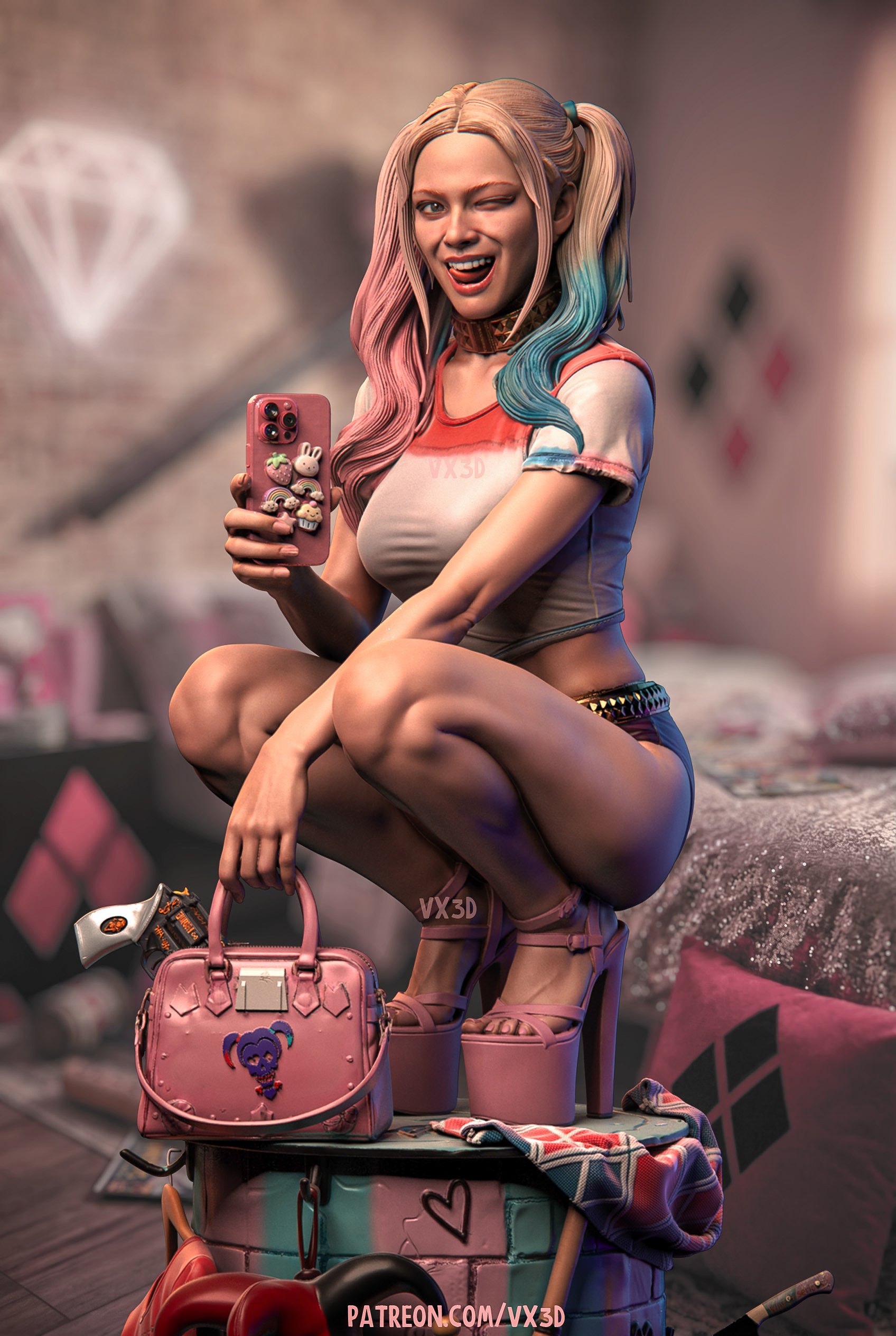 Laughing Mayhem Statue