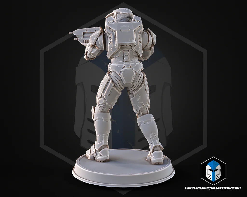 Legendary Evolved Soldier Statue