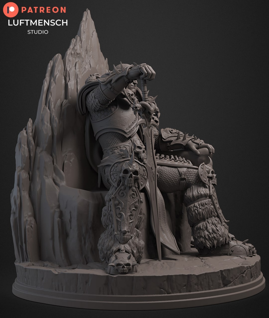 The Frozen King Statue