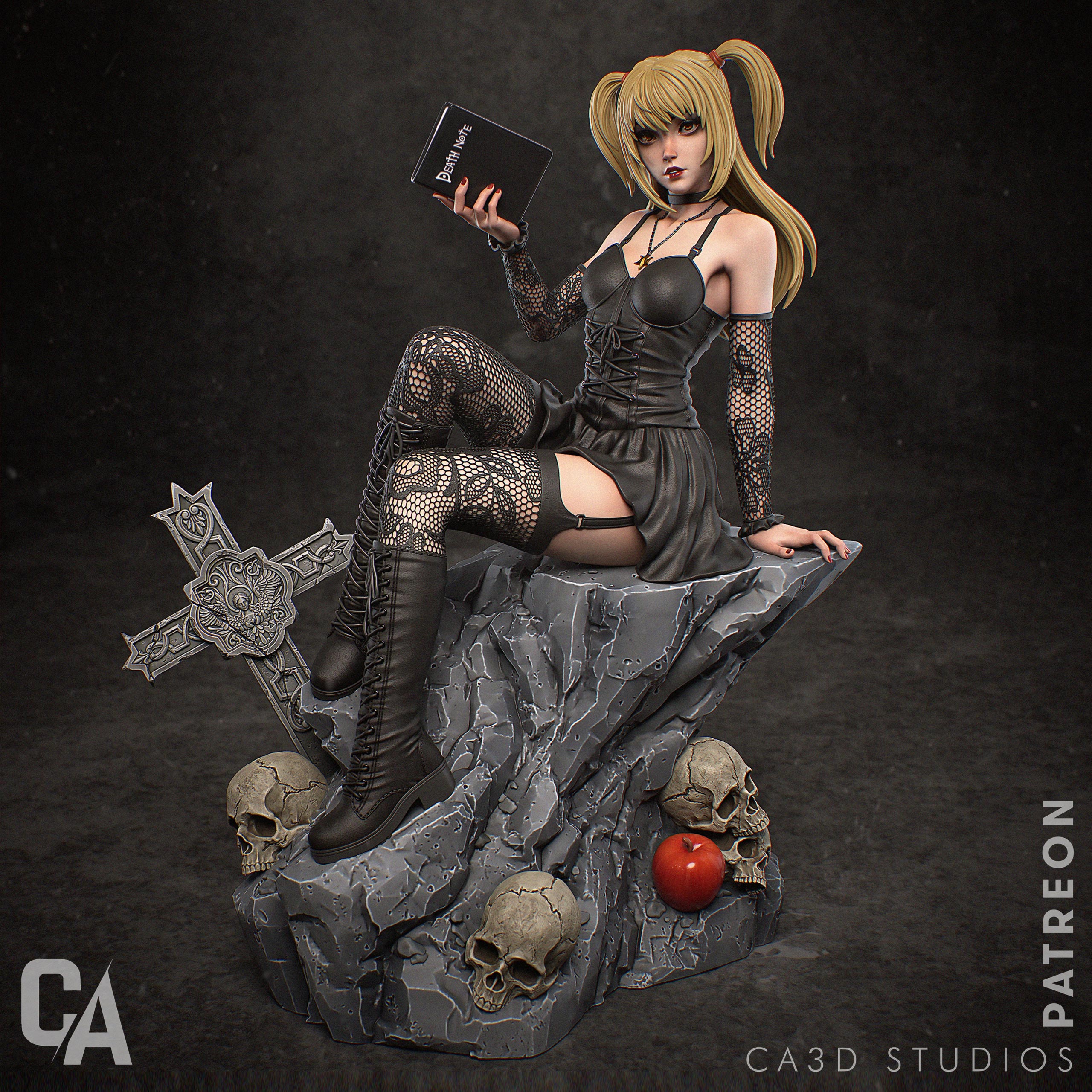 Gothic Death Pact Statue