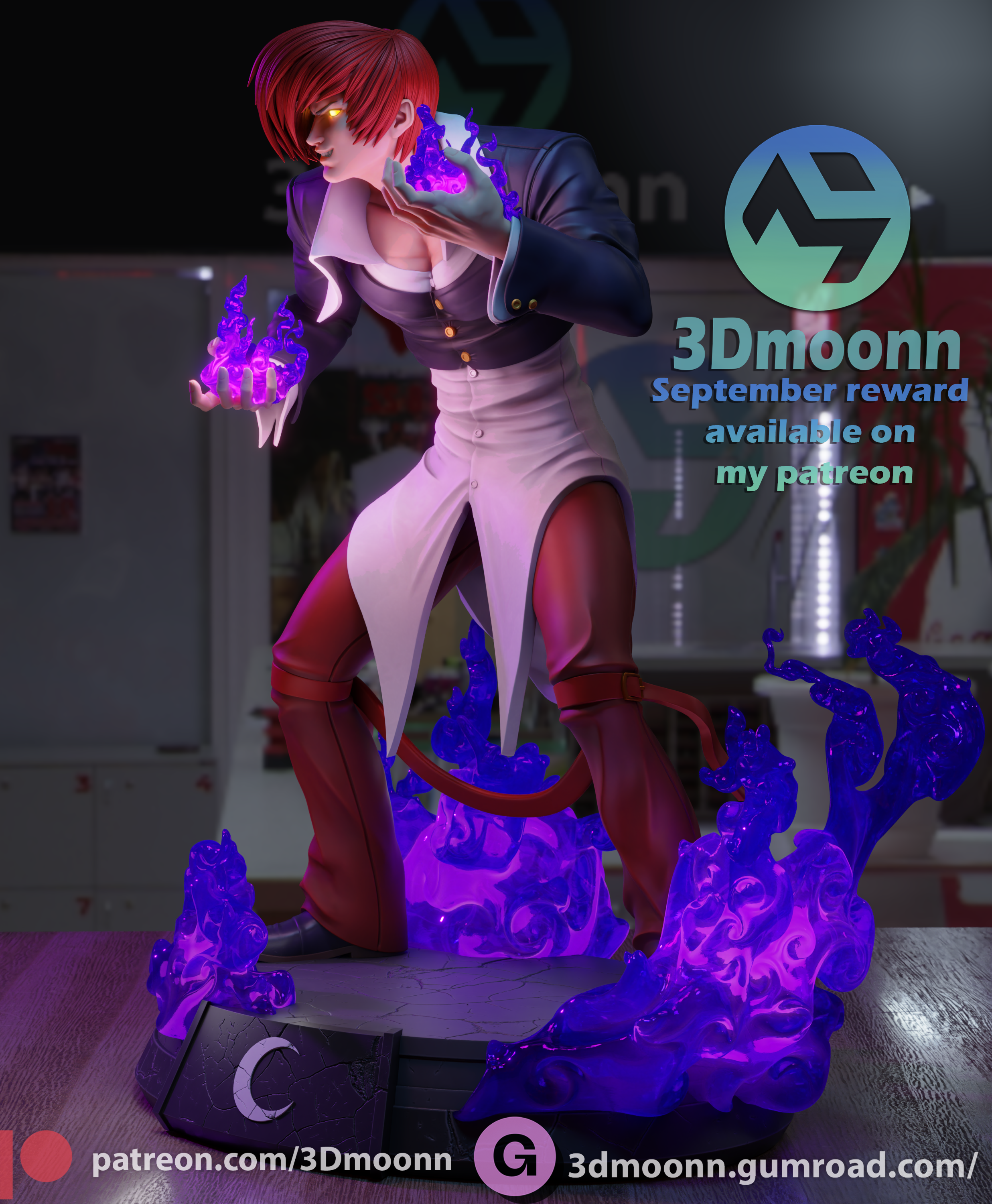 Iori Yagami Statue