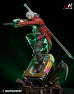 Crimson Devil Hunter Statue