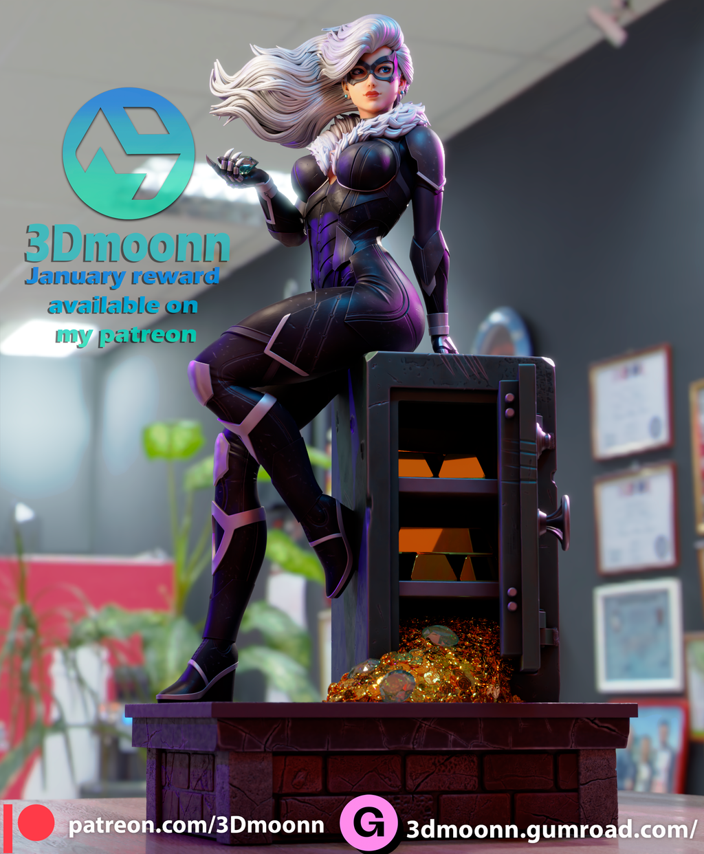 Jewel Thief Statue