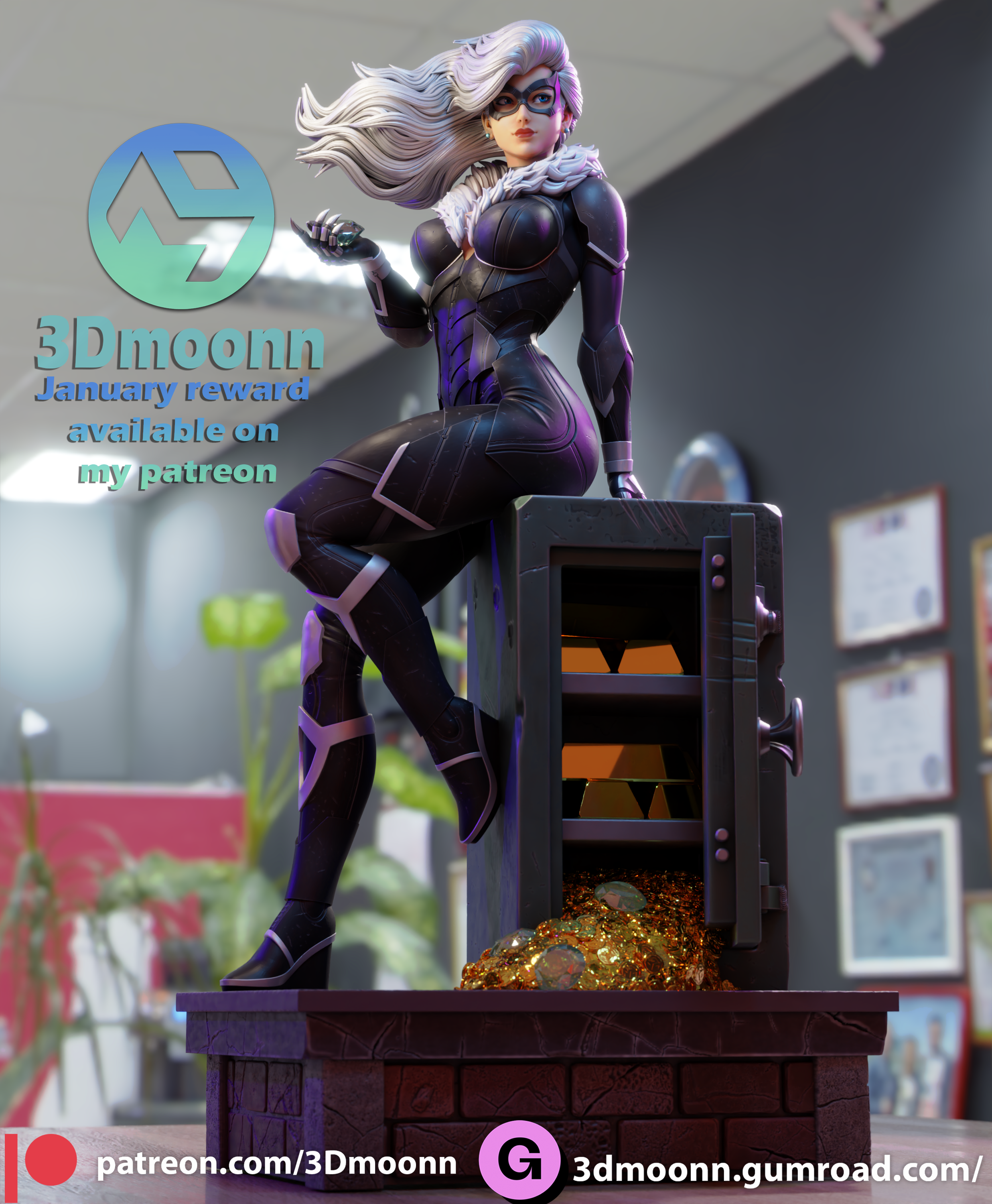 Jewel Thief Statue