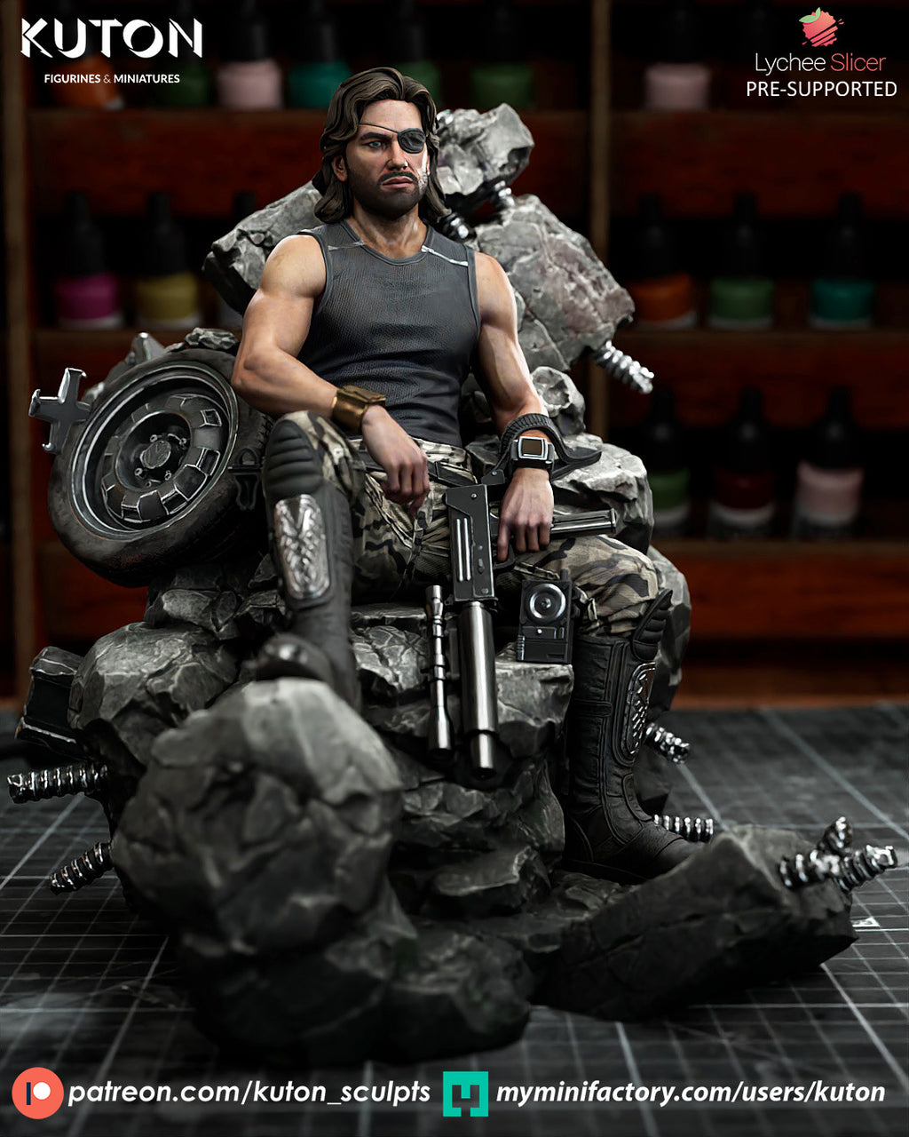 The One-Eyed Outlaw Statue