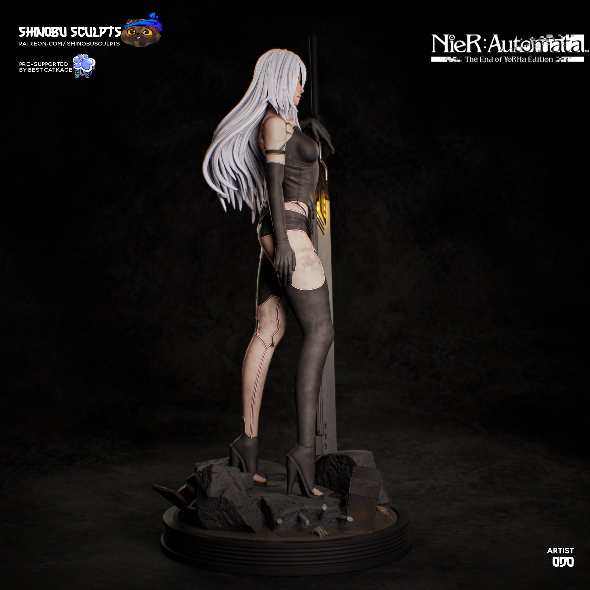 Battle Android Statue