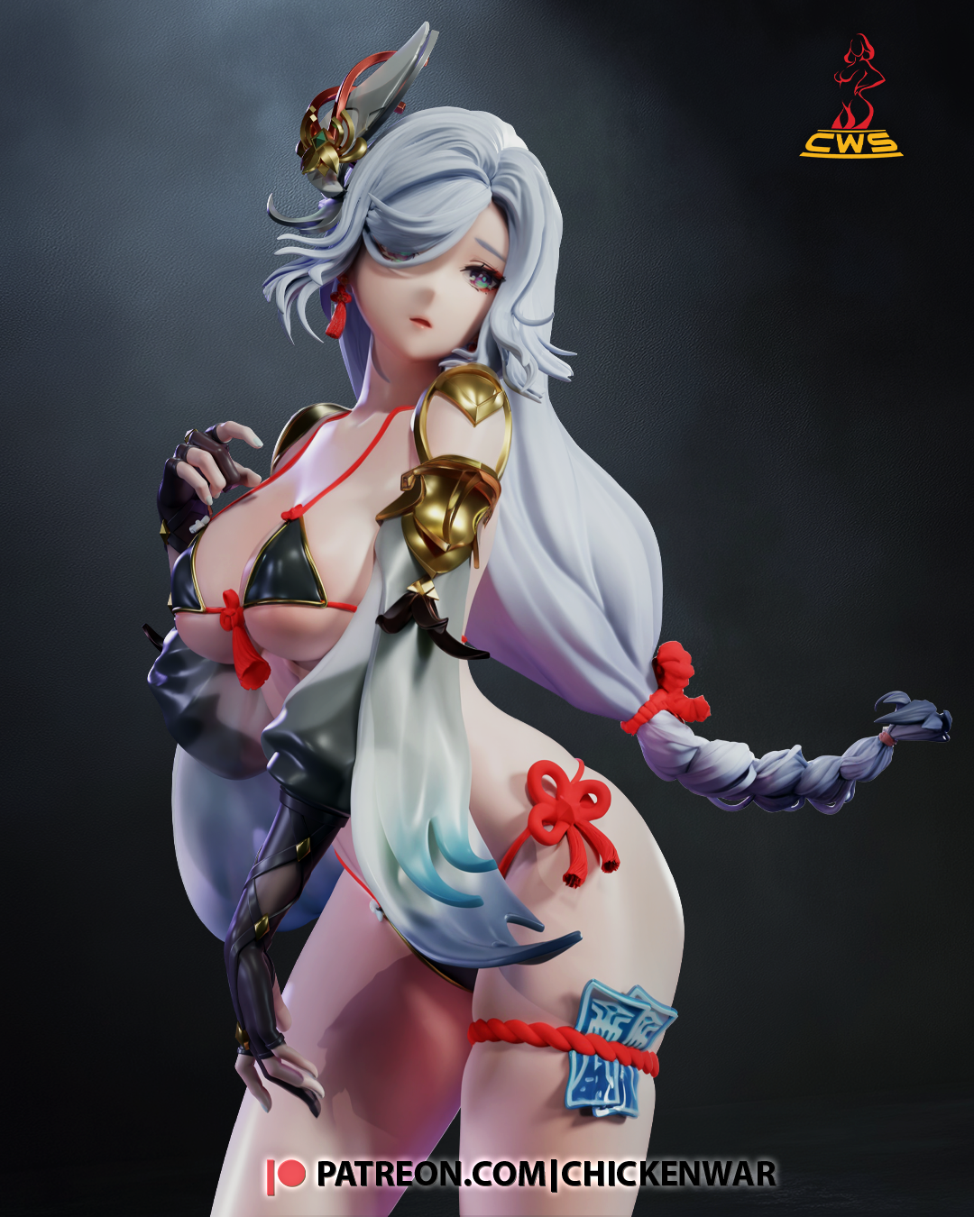 Shenhe Bikini Statue