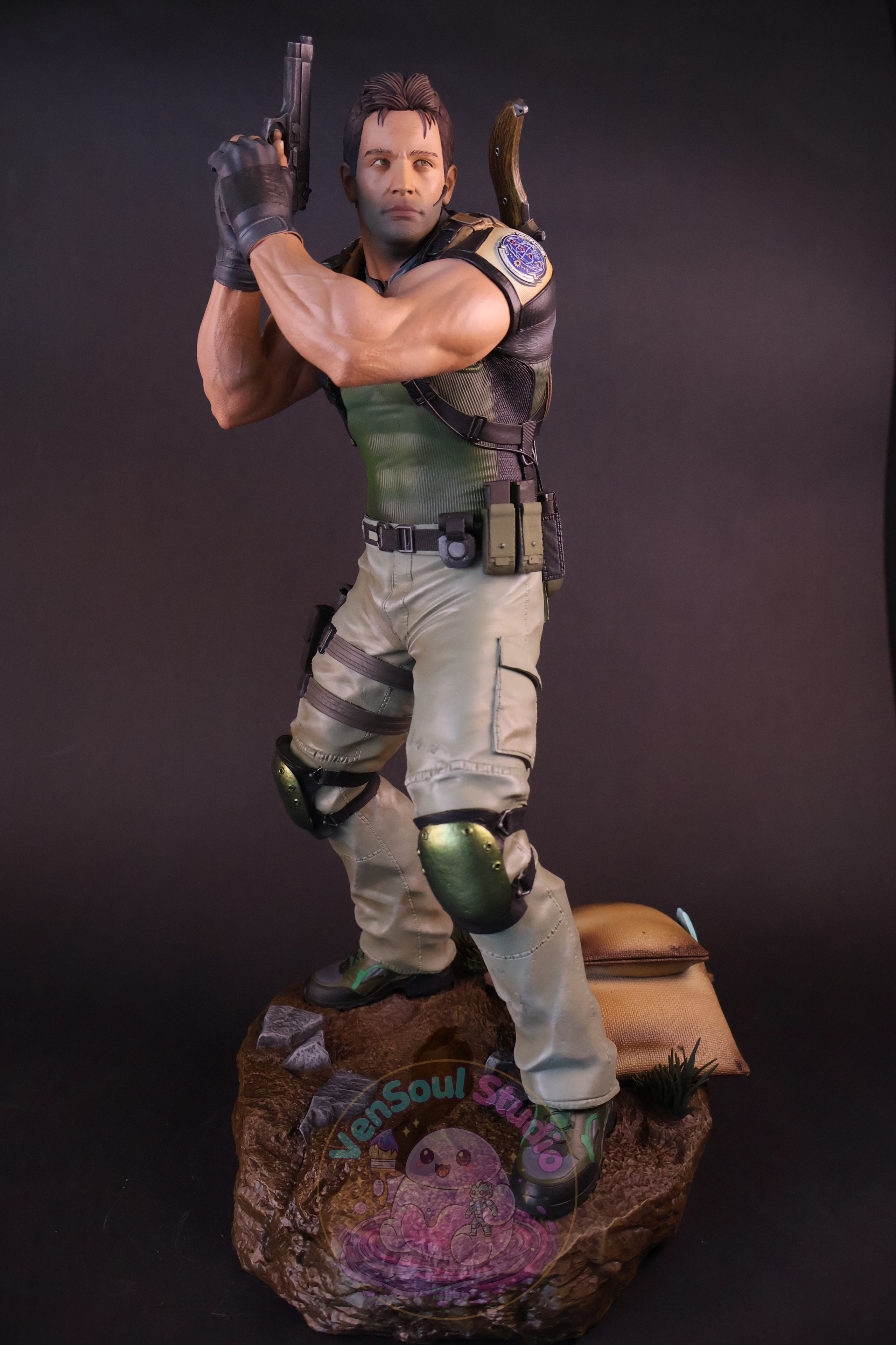 Chris Redfield Statue